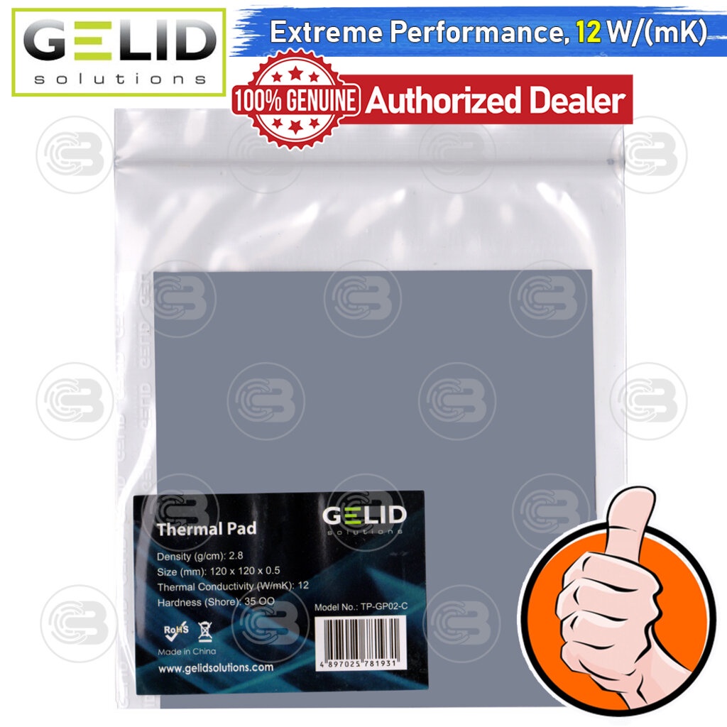 Pad Térmico Gelid Gp-extreme Tp-gp01-d 80x40x1mm 12w/mk