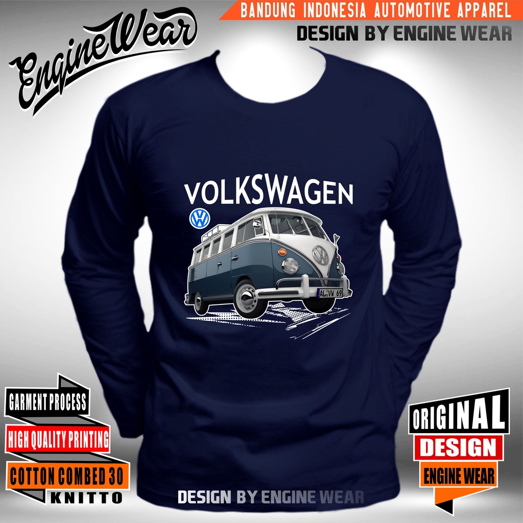 เสื้อยืด-พิมพ์ลาย-vw-combi-volks-wagen-type-2vw-kombi-สําหรับรถยนต์-รถตู้