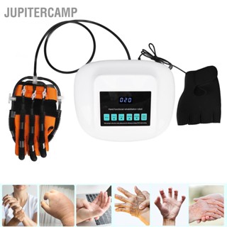 JUPITERCAMP Finger Rehabilitation Splint Gas Valve Left Mirror Glove Right Hand Infrared Trainer US Plug 110‑240V