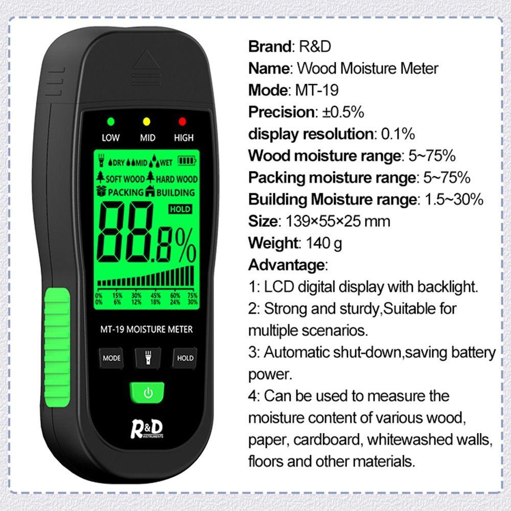 backstreet-เครื่องวัดความชื้นไม้-mt-19-เครื่องวัดความชื้นติดผนัง-แบบมืออาชีพ-มัลติฟังก์ชั่น