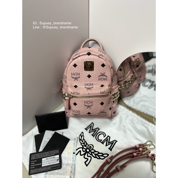 Used MCM Bebe Boo Backpack (X Mini) Shopee Thailand