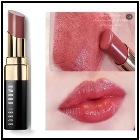 cosmetichub69-แท้ทั้งร้าน-ลิปสติกขนาดปกติ-bobbi-brown-nourishing-lip-color-oil-infused-shine-สี-italian-rose