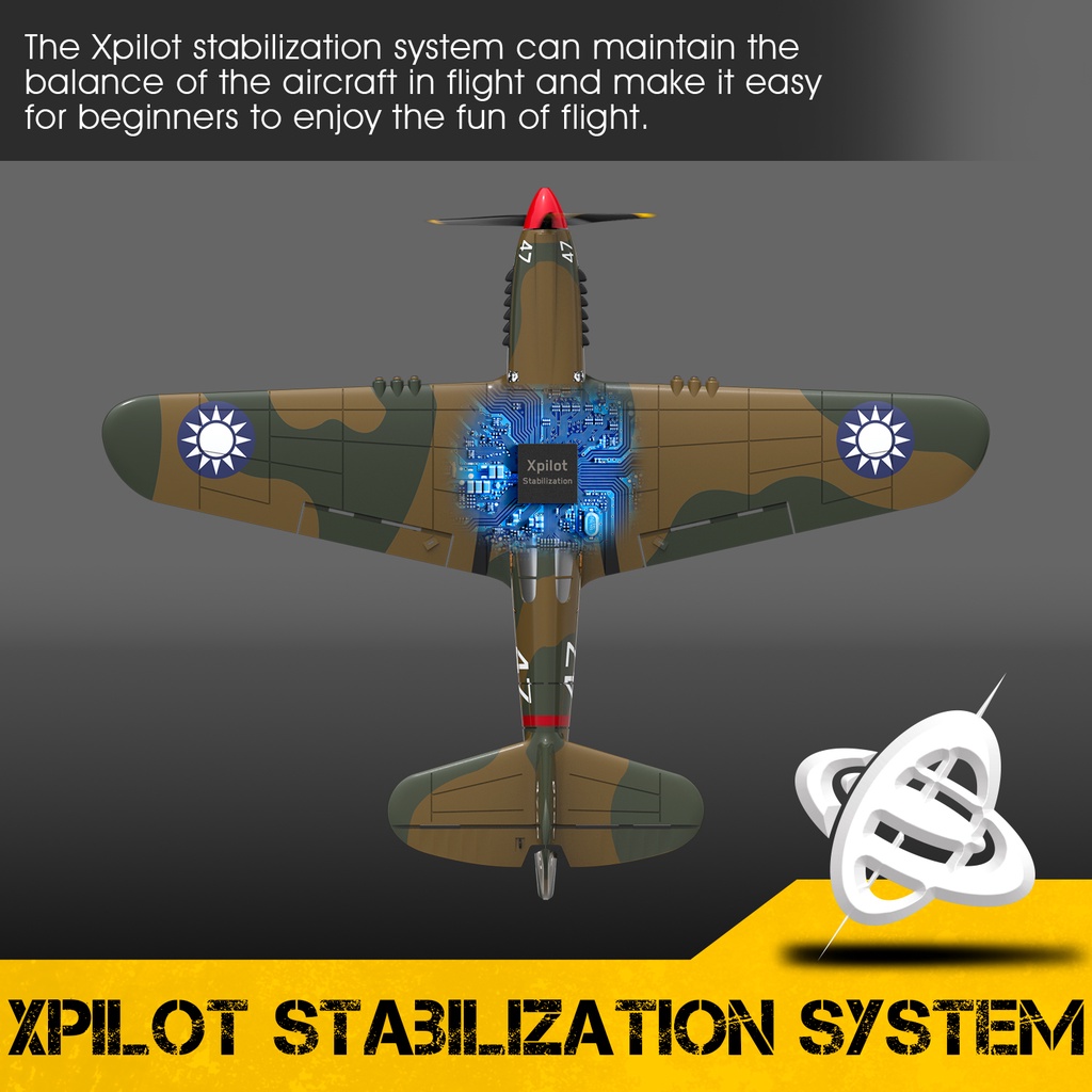 volantex-เครื่องบินบังคับวิทยุ-p40-fighter-warhawk-2-4ghz-4ch-epp-6-axis-gyro-ปีกกว้าง-400-มม-ปุ่มเดียว-u-turn-aerobatic-761-13-rtf