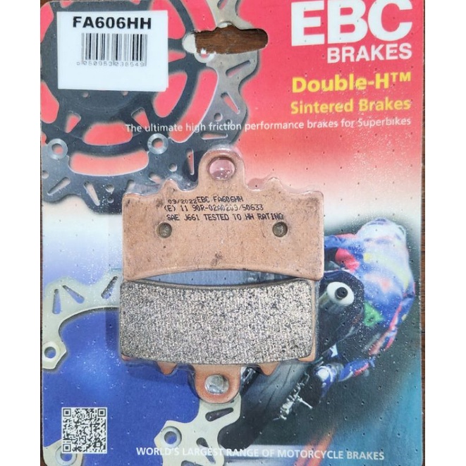 EBC FA606HH Sintered Rear Brake Pads – For KTM 390 Duke (2013-2016) – UK Made