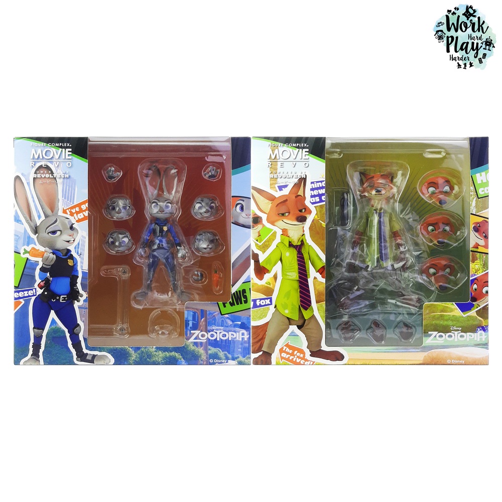 Disney Zootopia Judy & Nick Revoltech Set ดิสนีย์ ซูโทเปีย จูดี้ แอนด์ ...