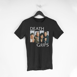 เสื้อยืดพิมพ์ลายแฟชั่น เสื้อยืดลําลอง แขนสั้น พิมพ์ลาย Death Grips Seinfeld Parody Tv Show 90s 80s สําหรับผู้ชาย ผู้หญิง