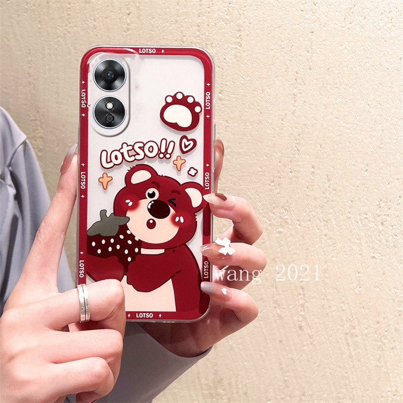 2023-new-phone-case-oppo-a78-5g-a17-a17k-เคส-casing-winnie-the-pooh-transparent-ultra-light-soft-silicone-back-cover-เคสโทรศัพท