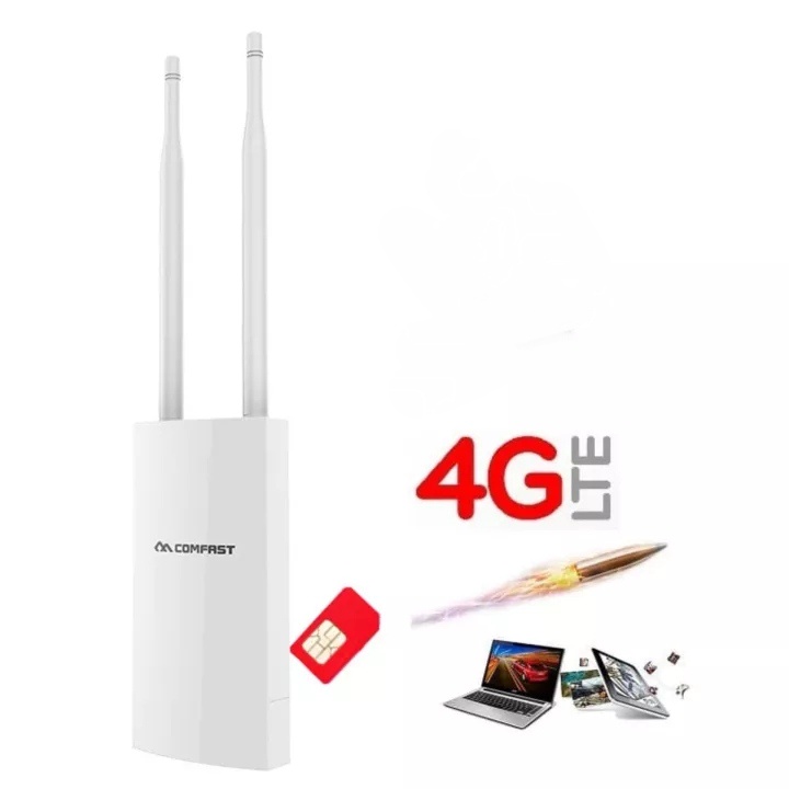4G CPE Outdoor Wireless Router 300Mbps Buil in PA Chip High Power ...