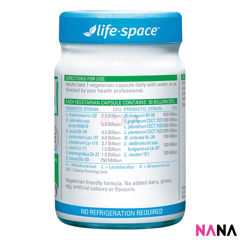 ภาพสินค้าLife Space Probiotic For 60+ Years 60 Capsules อาหารเสริมสำหรับผู้ที่มีอายุ 60 ปีขึ้นไป (EXP:01 2025) จากร้าน nanamall.th บน Shopee ภาพที่ 3