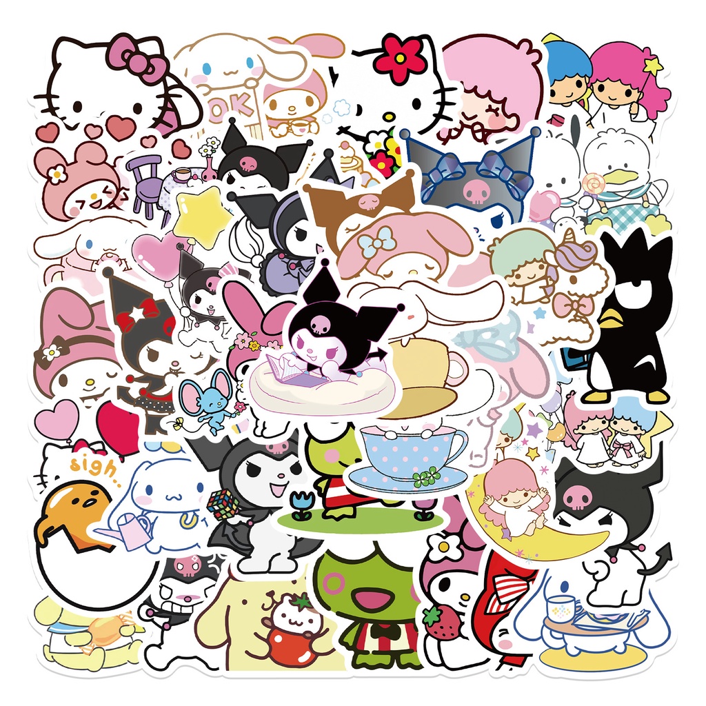 สติกเกอร์ PVC ลายการ์ตูน Kawayi กันน้ํา สําหรับสะสม 50 ชิ้น | Shopee ...