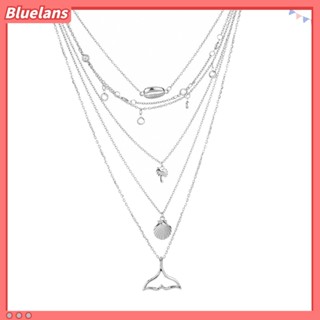 【 Bluelans 】 สร้อยคอโชคเกอร์หลายชั้นสำหรับผู้หญิง