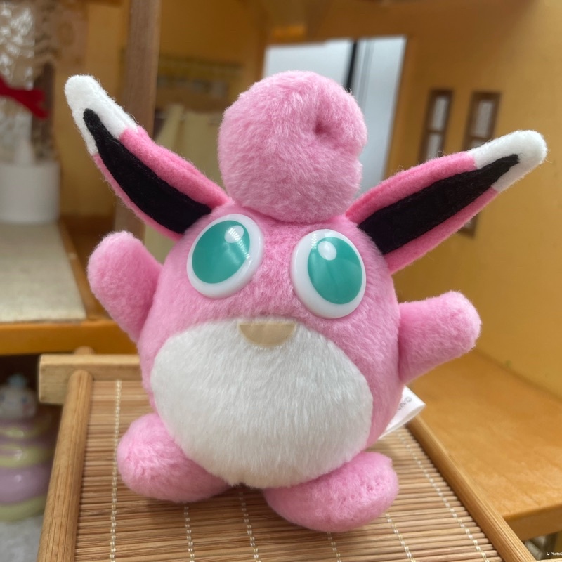 ตุ๊กตาน้องพูคูริน-โปเกม่อน-ป้าย-bandai-ปี-1998-น่ารัก-หายาก-สภาพดี-wigglytuff-pok-mon-nintendo-bandai-1998