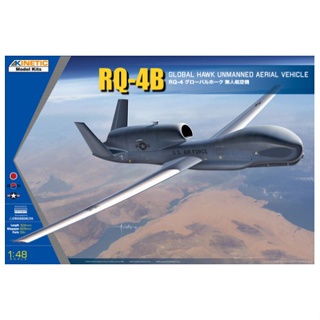 โมเดลเครื่องบินรบ Kinetic Model 1/48 KI-K48084 RQ-4B Global Hawk Unmanned Aerial Vehicle