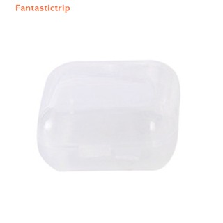 Fantastictrip 10 ชิ้น มินิ กล่องเก็บ ใส สี่เหลี่ยม พลาสติก กล่องเปล่า พร้อมฝาปิด บรรจุภัณฑ์ สําหรับจัดเก็บเครื่องประดับ ลูกปัดขนาดเล็ก ที่อุดหู ยา หรืออุปกรณ์งานฝีมือขนาดเล็กอื่น ๆ