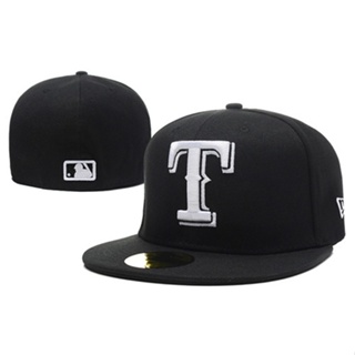 หมวกเบสบอล เท็กซัส เรนเจอร์ส หมวกปีกแบน ปิดเต็มรูปแบบ
