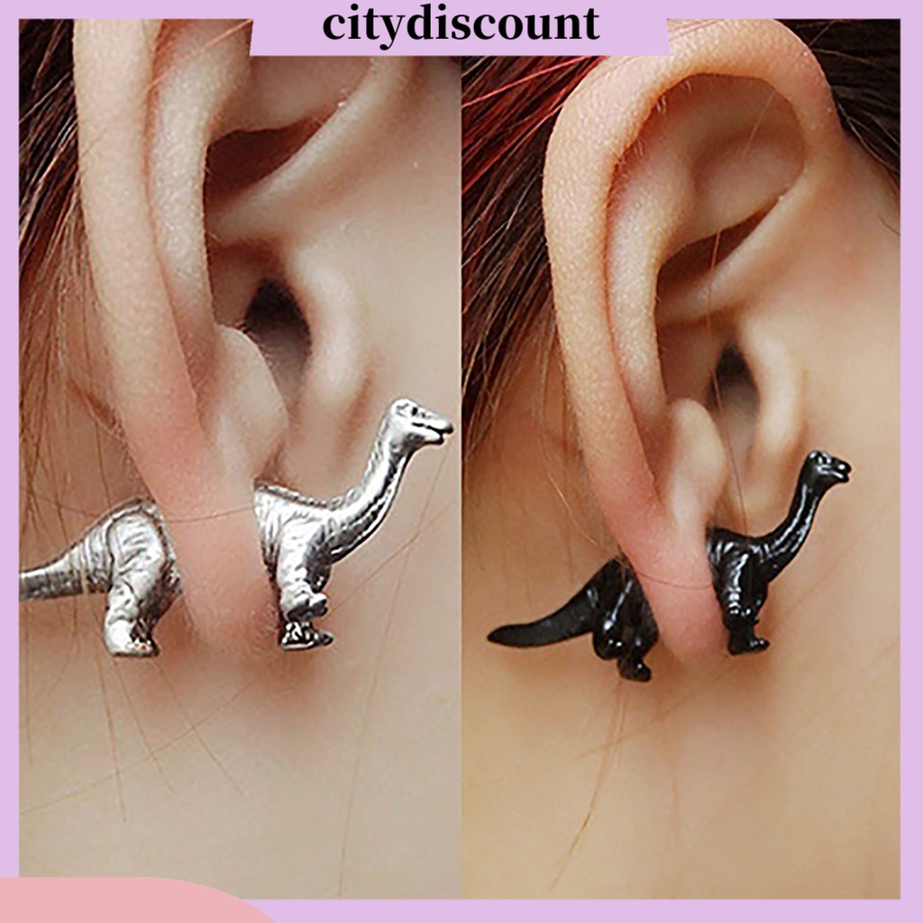 lt-citydiscount-gt-ต่างหูสตรีแบบแป้นรูปไดโนเสาร์-3-d-1-ชิ้นต่างหู