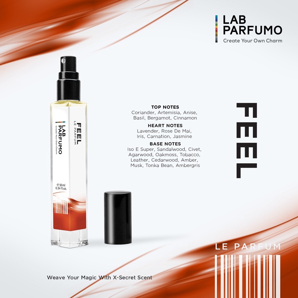 ภาพสินค้าLAB Parfumo, Feel น้ำหอมผู้ชายและผู้หญิง Tester (ขนาด 4 ml,10ml) รู้สึกถึงความหอมแบบมีชั้นเชิง ยากจะลืมเลือน จากร้าน labparfumo บน Shopee ภาพที่ 2