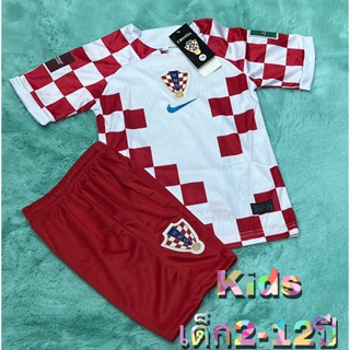 ชุดบอลเด็ก ทีมชาติโครเอเชีย ปี2022/23 ชุดกีฬาเด็กทีม มีครบไซด์ ซื้อครั้งเดียวได้ทั้งชุด (เสื้อ + กางเกง)ใหม่ล่าสุด