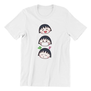 เสื้อยืดถูกๆ ผู้ชาย Chibi Maruko Chan เสื้อยืดอะนิเมะมังงะผ้าฝ้ายบริสุทธิ์เสื้อผ้าวินเทจแขนสั้น O คอเสื้อยืดมาใหม่