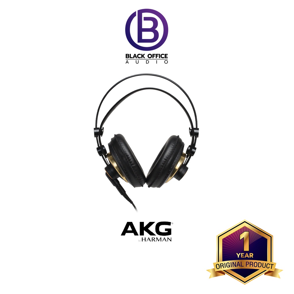 akg-k240-studio-หูฟังมอนิเตอร์-ทำเพลง-บันทึกเสียง-โฮมสตูดิโอ-headphone-monitor-blackofficeaudio