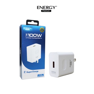 Energy Adapter อแดปเตอร์   Fast Charge 100W-1port USB หัวชาร์ทคุณภาพดี Super Charge