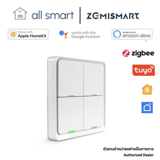 Zemismart Tuya Zigbee Wireless Switch | เซมิสมาร์ท สวิตช์ไฟไร้สาย ระบบ ทูย่า ซิกบี