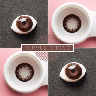 คอนแทคเลนส์ รุ่น Hermes (Choco) สีช็อคโก&gt;&gt;แบบแฟชั่น