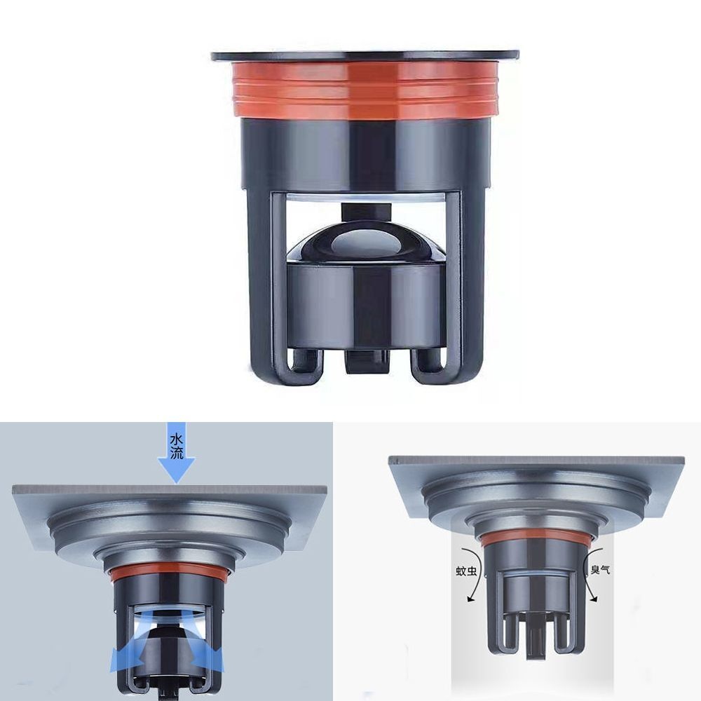ฝาครอบท่อระบายน้ํา-ป้องกันแมลง-ป้องกันกลิ่น-สําหรับห้องอาบน้ํา