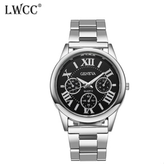 สินค้า LWCC P003 นาฬิกาข้อมือควอตซ์แฟชั่น สายแสตนเลส สําหรับบุรุษ นาฬิกาผู้ชาย