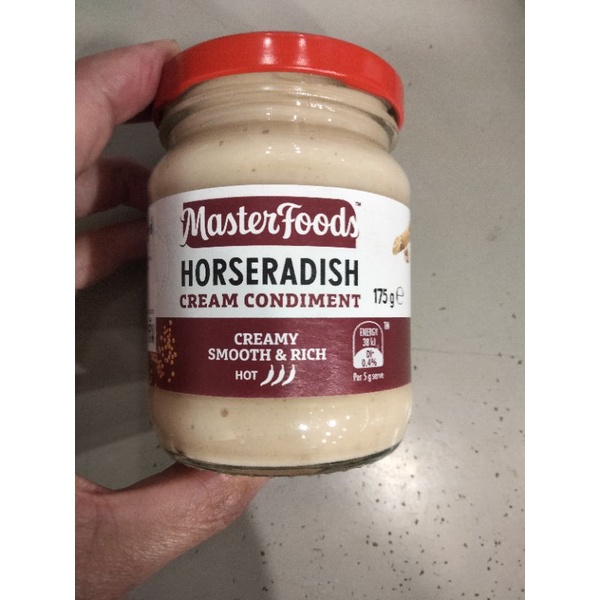 Masterfoods Horseradish Cream Jar 175g Shopee Thailand