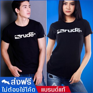 เสื้อยืดชาย เสื้อคู่ แฟชั่นยูนิเซ็กซ์☃rudedog เสื้อยืดผู้ชาย ผู้หญิง ส่งฟรี รุ่น RDbox ของแท้ 100%