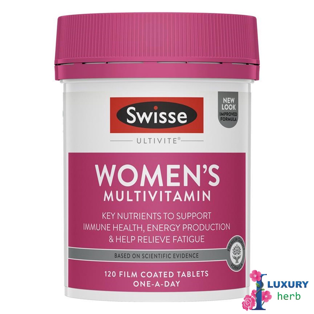 ภาพสินค้าSwisse Men's/Women's ultivite multivitamin 120 tablets จากร้าน iluxuryherb บน Shopee ภาพที่ 5