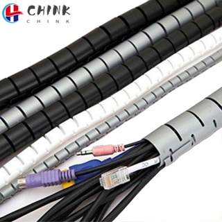 CHINK Flexible Cable Organizer Spiral Tube Cord Protector Wire Wrap Management Storage Pipe Cable Winder 2/3/5m