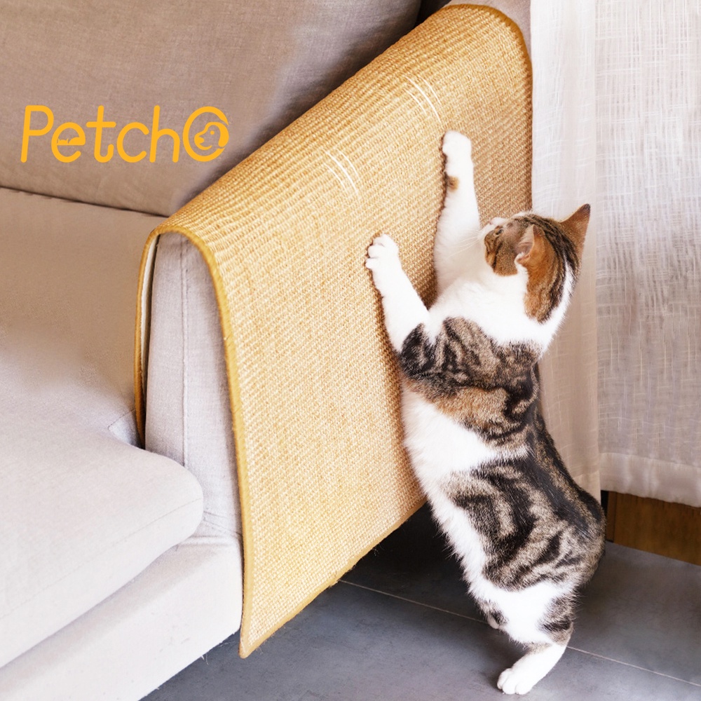 ภาพหน้าปกสินค้าPetcho แผ่นลับเล็บแมว ที่ลับเล็บแมว ที่นอนแมว กันข่วน ของเล่นแมว ลับเล็บแมว คอนโดแมว Natural Cat Scratcher Mat จากร้าน petcho01 บน Shopee