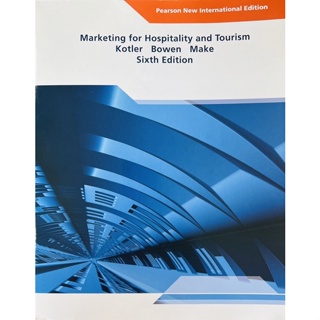 Marketing for Hospitality and Tourism(SIXTH EDITION) (9781292020037) (มือหนึ่ง)