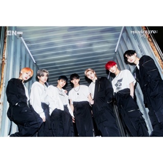โปสเตอร์ อาบมัน รูปถ่าย นักร้อง เกาหลี ENHYPEN 엔하이픈 MANIFESTO 2022 POSTER 24”x35” BOY Group K-pop Hip-hop EDM R&amp;B