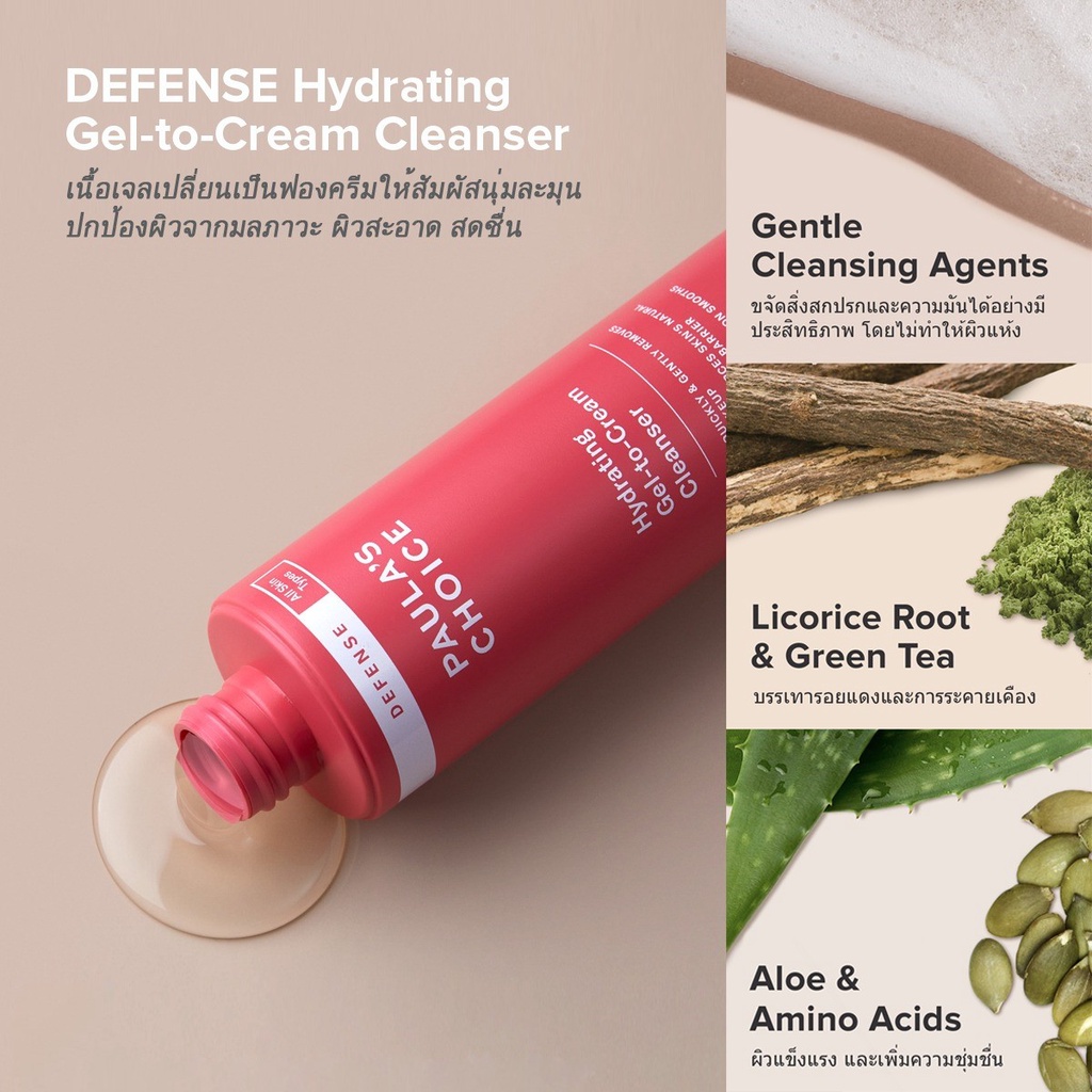 ลดอีก 100 ใส่โค้ด OBNOV100 】PAULA'S CHOICE Defense Hydrating Gelto