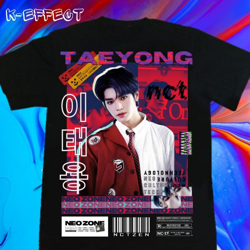 เสื้อยืด-kaos-kpop-nct-taeyong-ยูนิเซ็กซ์-โดย-k-effectเสื้อยืดผู้หญิง