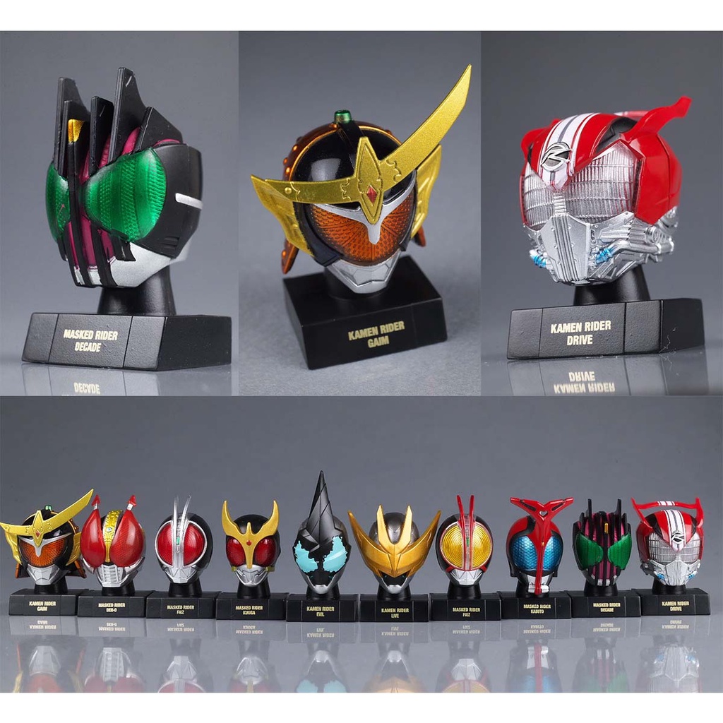 แยก Bandai Kamen Rider Mask History 2 หัวมดแดง masked rider head หัวมาส ...