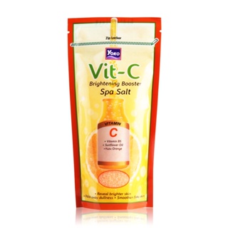 โยโกะ วิตซี ไบร์เทนนิ่ง บูสเตอร์ สปา ซอล์ท (YOKO VIT-C BRIGHTENING BOOSTER SPA SALT) 300 กรัม