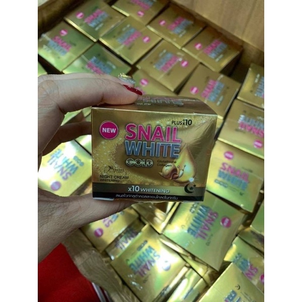 snail white gold night cream | Shopee Thailand