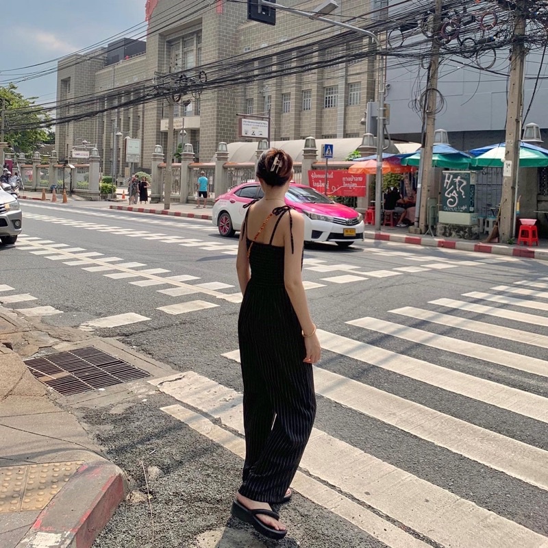 cara-jumpsuit-จั้มสูททรงสวยขายาวโกงความสูง