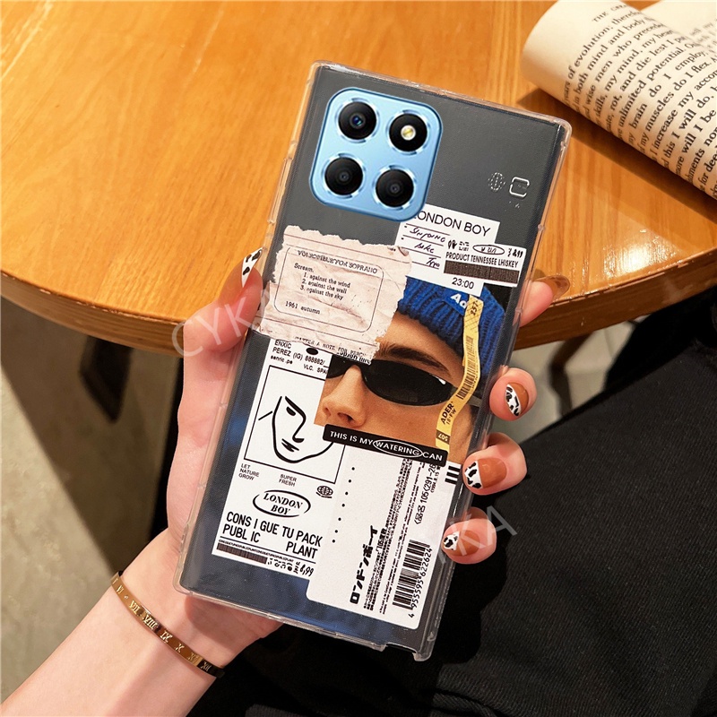 เคสโทรศัพท์มือถือแบบนิ่ม-ใส-แฟชั่น-สําหรับ-honor-x8-x9-5g-4g-x6-x7-2022-x6-honor-x9-5g