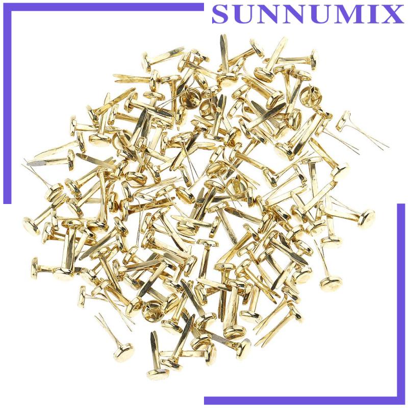 400pcs Mini Red Brads For Scrapbooking Crafts Projects