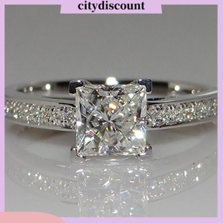 &lt;citydiscount&gt;  แหวน Wedding Bridal Party ของขวัญสำหรับผู้หญิง เหมาะกับงานแต่งงาน เจ้าสาว