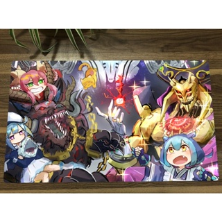 Yugioh Playmat Live Twin Kisikil &amp; Lilla Laundry Dragonmaid TCG CCG แผ่นรองเมาส์ แผ่นรองเมาส์ ฟรีกระเป๋า