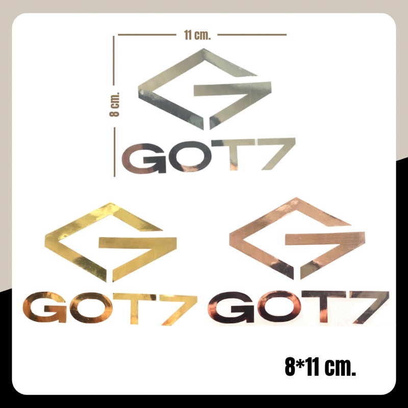 ภาพหน้าปกสินค้าGOT7 logo Stickers