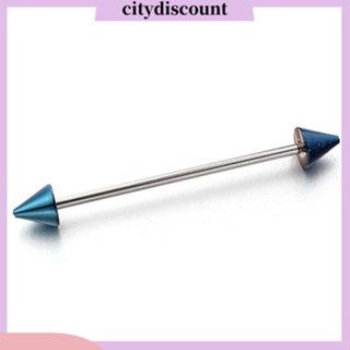 ภาพขนาดย่อของภาพหน้าปกสินค้า(citydiscount) จิวแหวนเหล็กเจาะร่างกายสไตล์พังก์ 4 ชิ้น จากร้าน citydiscount.th บน Shopee ภาพที่ 1