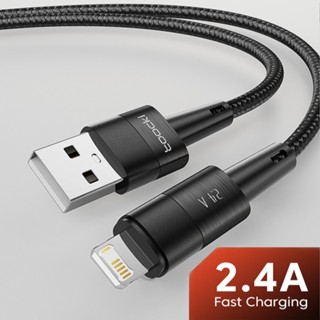 Elough สายชาร์จ USB lOS Type C เป็น lOS 2.4A ชาร์จเร็ว