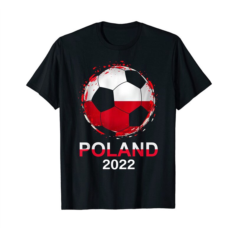 โปแลนด์-ภาษาโปลิชคำ-polska-ผ้าฝ้าย-100-ธง-t-เสื้อ-ผู้ชาย-2022-t-เสื้อ-lewandowski-พัดลมของขวัญ